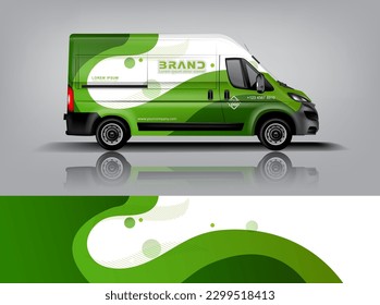 Car decal design vector. Graphic abstract stripe racing background kit designs for wrap vehicle, race car, rally, adventure and livery dekal a1