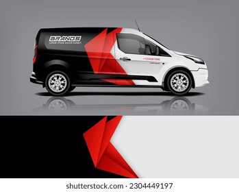 Automobil-Dekorationsvektor. Grafikabstraktes Design für abstrakte Streifen-Rennhintergrund-Designs für Wrackfahrzeug, Rennwagen, Rallye, Abenteuer und Livery-Decal a1