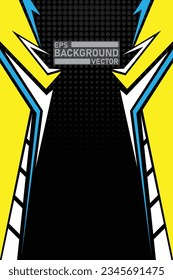 Car decal design vector. Graphic abstract stripe racing background kit designs for wrap vehicle, race car, rally, adventure and livery