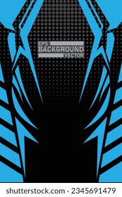 Vector de diseño de calcomanías de auto. Diseños gráficos abstractos de banda de fondo de carreras para envolver vehículos, carreras de coches, rally, aventura y livery