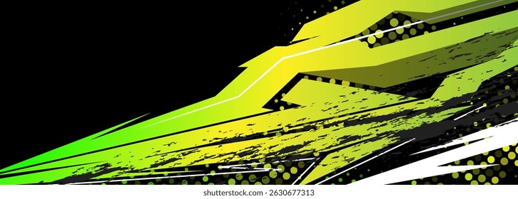 Car decal design vector. Graphic abstract stripe racing background kit designs for wrap vehicle, race car, rally, adventure and livery