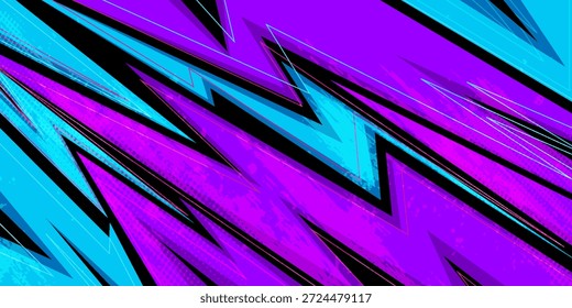 Autoaufkleber-Design-Vektor. Grafische abstrakte Streifen Rennen Hintergrund Kit Designs für Wrap Fahrzeug, Rennwagen, Rallye, Abenteuer und Livree