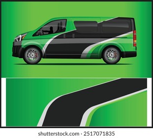Car Decal Design with vector car wrap design