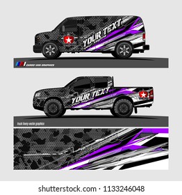 car decal designs. abstract vector background for vehicle vinyl branding