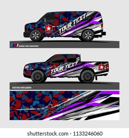 car decal designs. abstract vector background for vehicle vinyl branding
