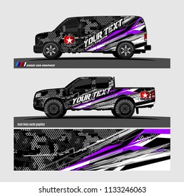 car decal designs. abstract vector background for vehicle vinyl branding