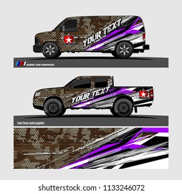 car decal designs. abstract vector background for vehicle vinyl branding