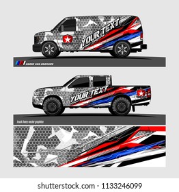 car decal designs. abstract vector background for vehicle vinyl branding