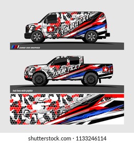 car decal designs. abstract vector background for vehicle vinyl branding