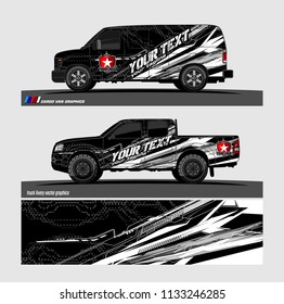 car decal designs. abstract vector background for vehicle vinyl branding