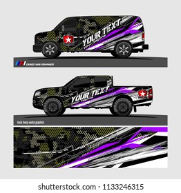 car decal designs. abstract vector background for vehicle vinyl branding
