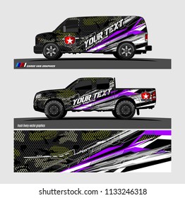 car decal designs. abstract vector background for vehicle vinyl branding