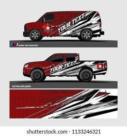car decal designs. abstract vector background for vehicle vinyl branding