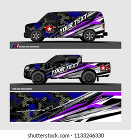 car decal designs. abstract vector background for vehicle vinyl branding