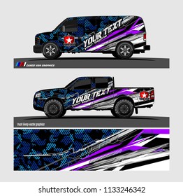 car decal designs. abstract vector background for vehicle vinyl branding