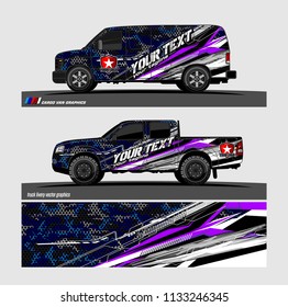 car decal designs. abstract vector background for vehicle vinyl branding