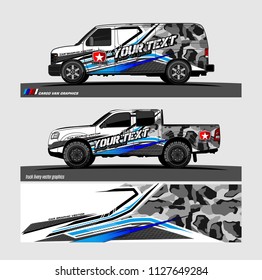 car decal graphic. abstract racing livery design for vehicle vinyl wrap