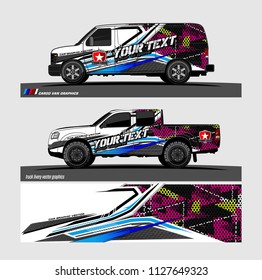 car decal graphic. abstract racing livery design for vehicle vinyl wrap