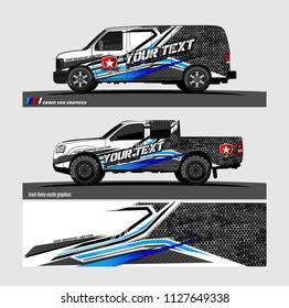 car decal graphic. abstract racing livery design for vehicle vinyl wrap