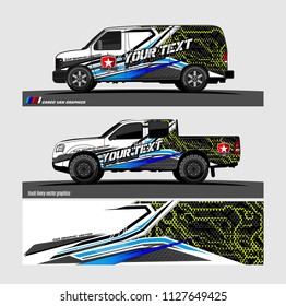 car decal graphic. abstract racing livery design for vehicle vinyl wrap