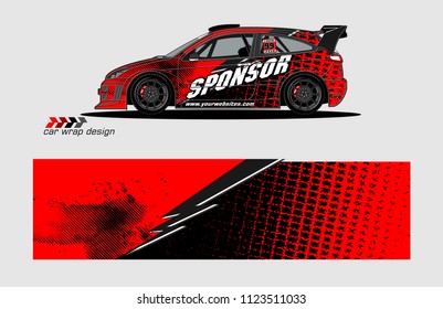 car decal graphic background vector. abstract racing livery design for vehicle vinyl wrap 
