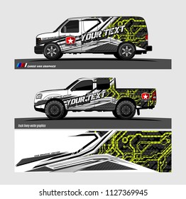 car decal graphic background vector. abstract racing livery design for vehicle vinyl wrap 