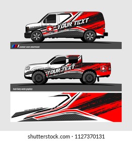 Car Decal Graphic Background Vector. Abstract Racing Livery Design For Vehicle Vinyl Wrap 