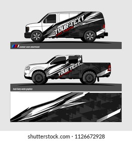 car decal graphic design vector. abstract background for vehicle vinyl wrap