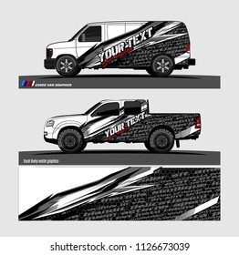 car decal graphic design vector. abstract background for vehicle vinyl wrap