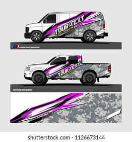 car decal graphic design vector. abstract background for vehicle vinyl wrap