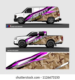car decal graphic design vector. abstract background for vehicle vinyl wrap