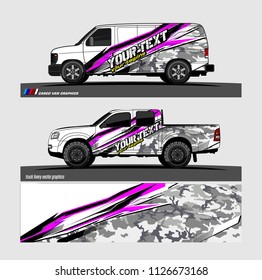 car decal graphic design vector. abstract background for vehicle vinyl wrap