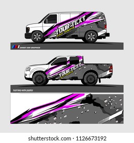 car decal graphic design vector. abstract background for vehicle vinyl wrap