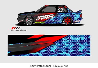 car decal graphic vector