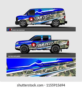 car decal graphic vector. abstract lines with camouflage background for vehicle vinyl wrap