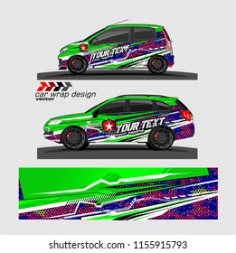 car decal graphic vector. abstract lines with camouflage background for vehicle vinyl wrap
