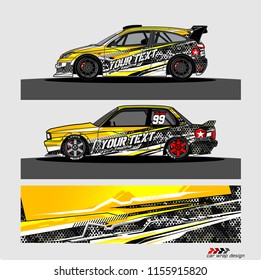 car decal graphic vector. abstract lines with camouflage background for vehicle vinyl wrap