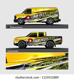 car decal graphic vector. abstract lines with camouflage background for vehicle vinyl wrap