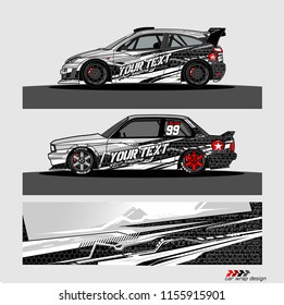 car decal graphic vector. abstract lines with camouflage background for vehicle vinyl wrap
