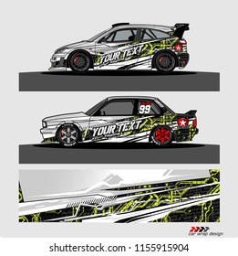 car decal graphic vector. abstract lines with camouflage background for vehicle vinyl wrap