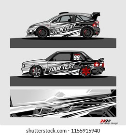 car decal graphic vector. abstract lines with camouflage background for vehicle vinyl wrap