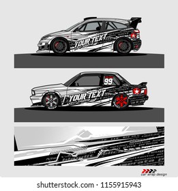 car decal graphic vector. abstract lines with camouflage background for vehicle vinyl wrap