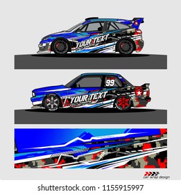 car decal graphic vector. abstract lines with camouflage background for vehicle vinyl wrap