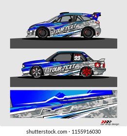 car decal graphic vector. abstract lines with camouflage background for vehicle vinyl wrap