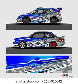 car decal graphic vector. abstract lines with camouflage background for vehicle vinyl wrap