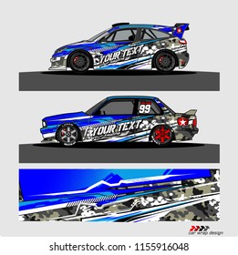 car decal graphic vector. abstract lines with camouflage background for vehicle vinyl wrap