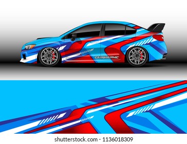 Car decal graphic vector, truck and cargo van wrap vinyl sticker. Graphic abstract stripe designs for branding and drift livery car