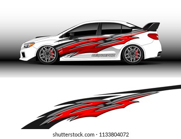 Company Branding Car Decal Wrap Design Stock Vector (Royalty Free ...