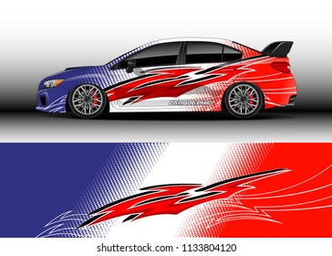 Racing Car Wrap Abstract Strip Racing Stock Vector (Royalty Free ...