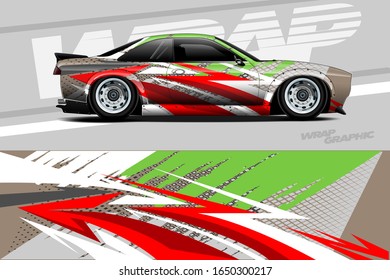 vector de ajuste gráfico de decal de camión, fondo abstracto